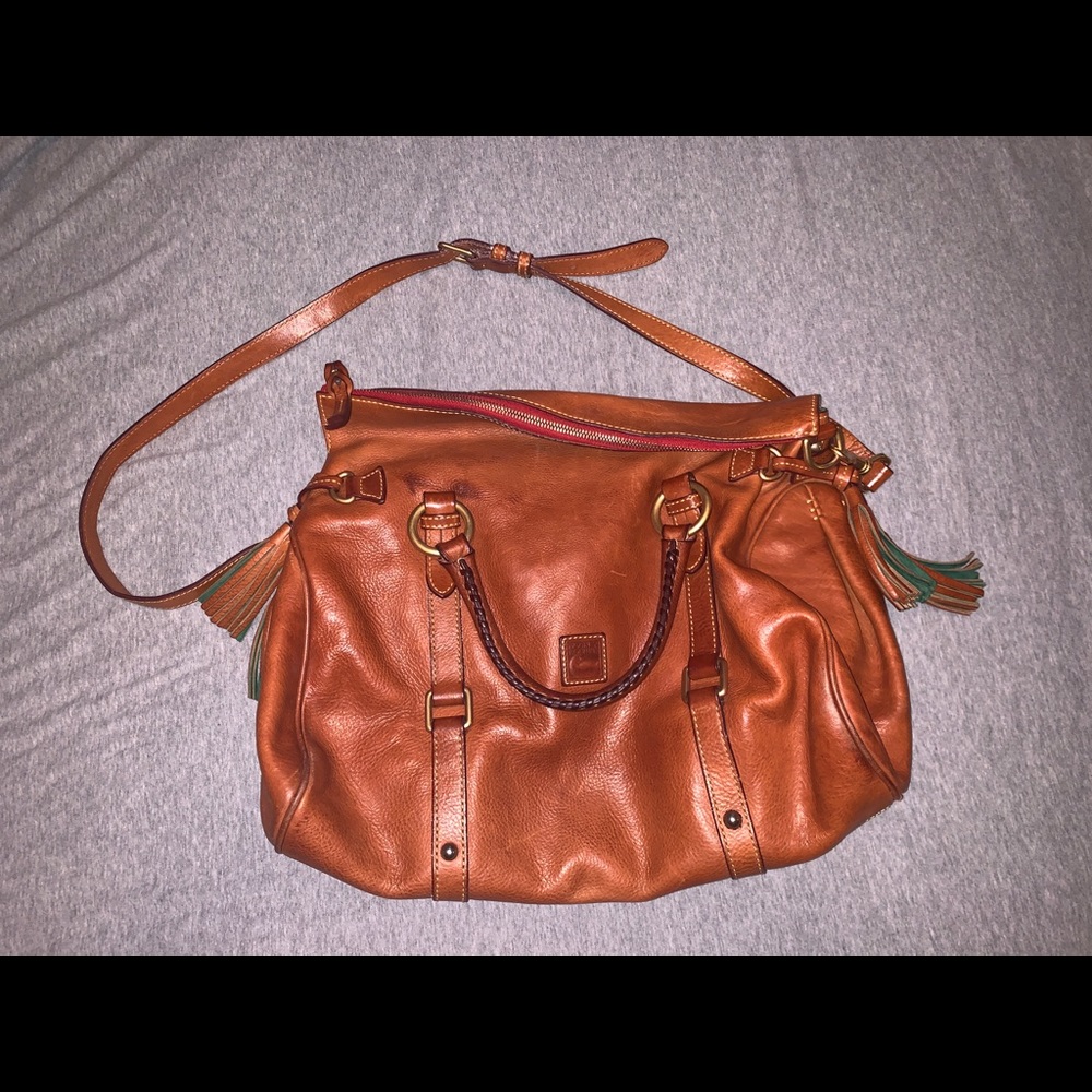 Dooney & Burke Florentine Tasseled Satchel